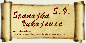 Stanojka Vukojević vizit kartica